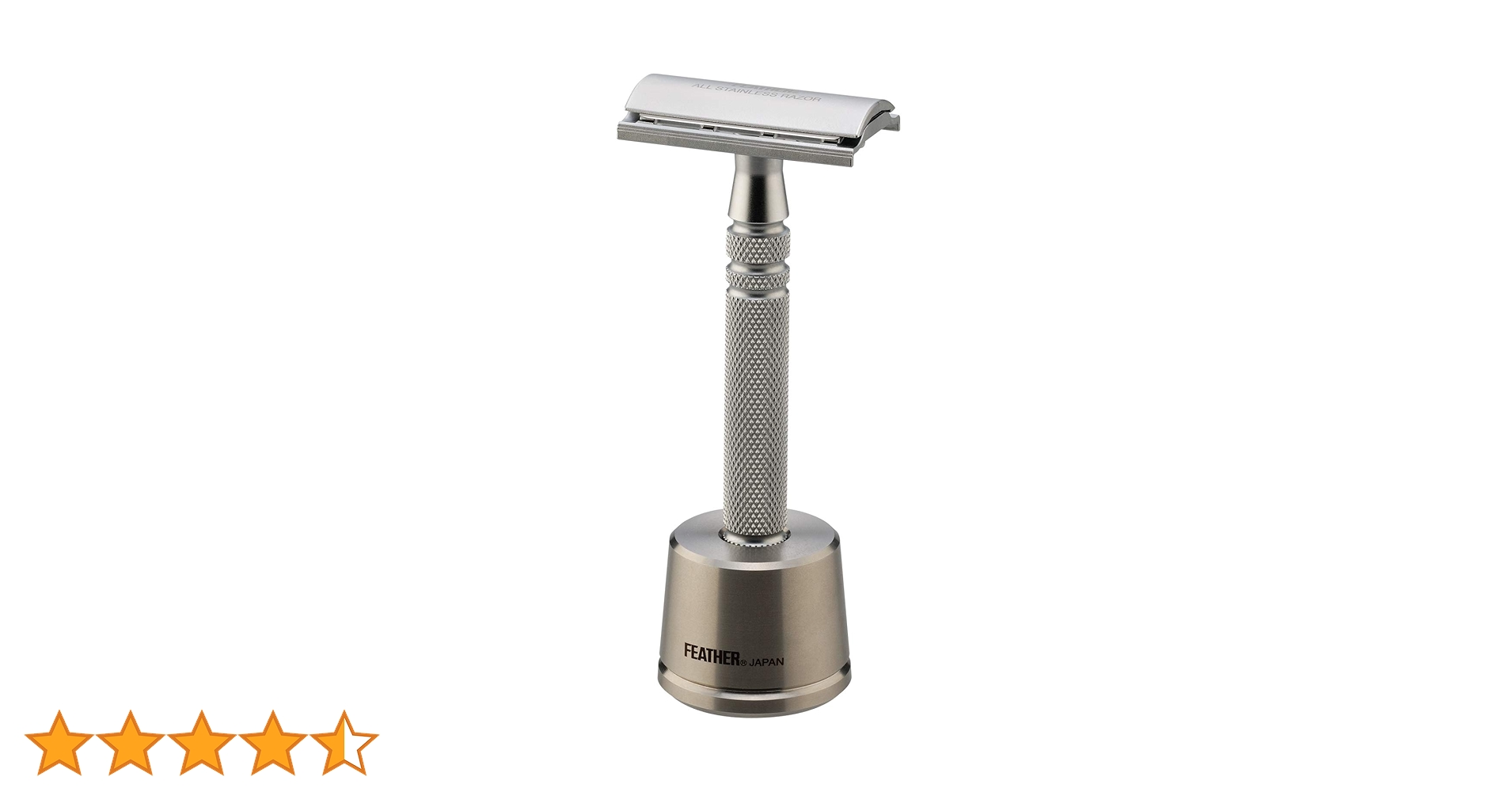 フェザー安全剃刀 FEATHER 特選 両刃オールステンレスレザー FEATHER フェザー カミソリ 特撰両刃 オールステンレスレザー